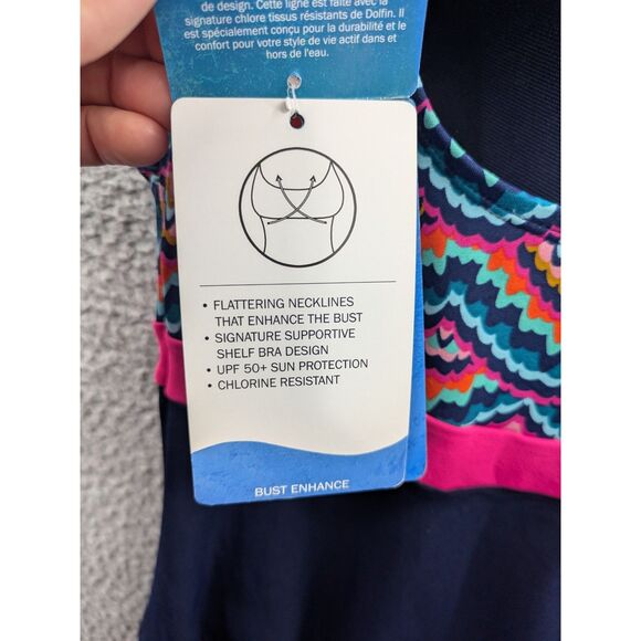 NWT Dolfin Aquashape Women's Moderate Scoop Back Swimsuit sz 6 - Picture 11 of 12